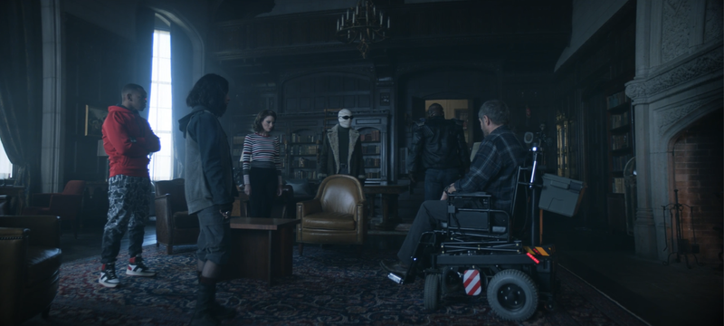Cliff storming out of his reunion with the Doom Patrol.